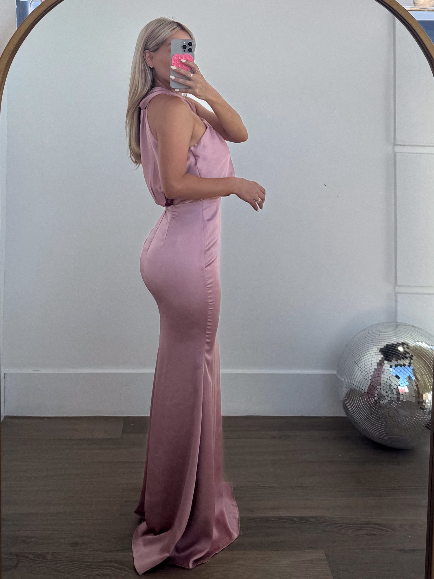 Exclusive Cross Neck Cut Out Back Satin Maxi Dress - Perfect for Special Events - Maa Boutique Exclusive Cross Neck Cut Out Back Satin Maxi Dress - Perfect for Special Events - Maa Boutique